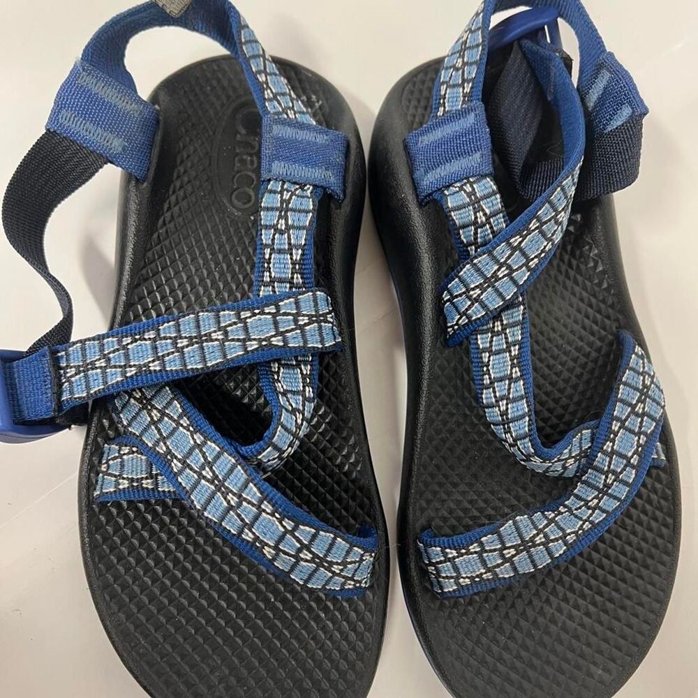 Chaco Blue and Black Sandals - Picture 2 of 5